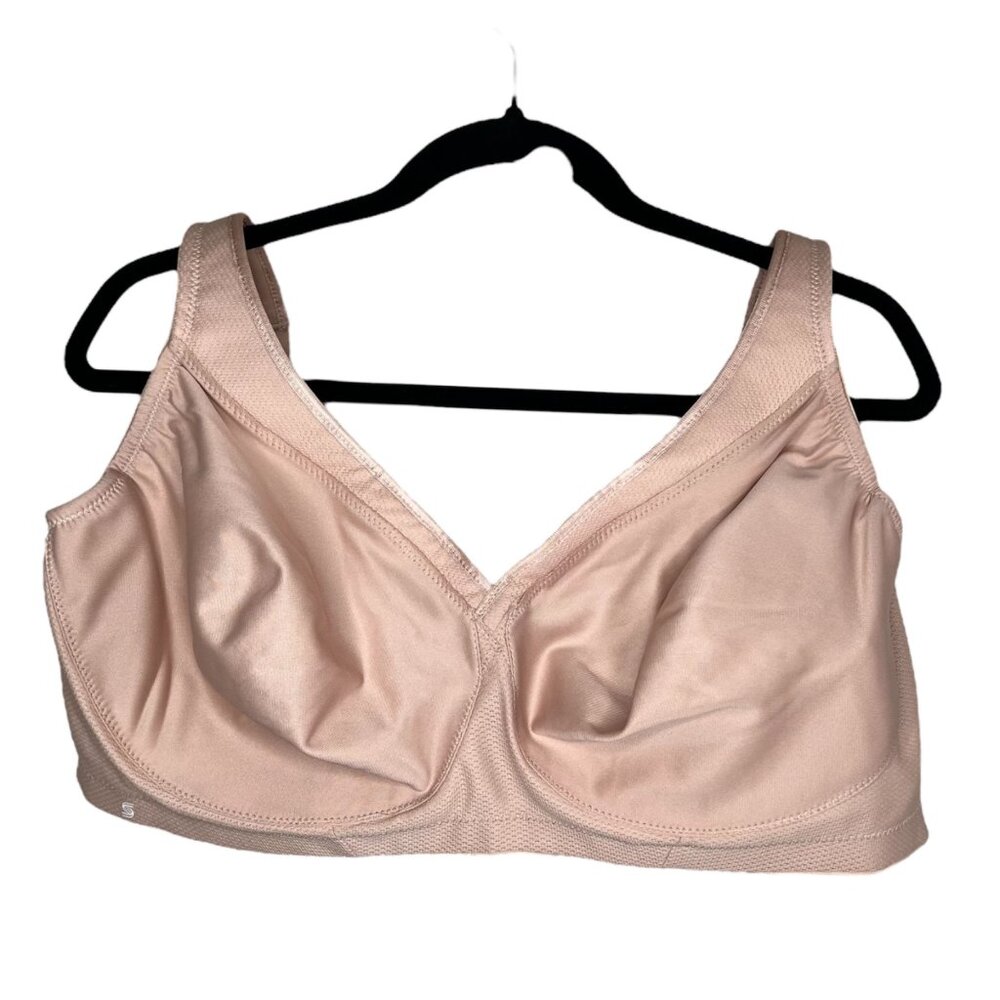 Glamorise Womens MagicLift Seamless Sports Bra 48D Moisture Wicking